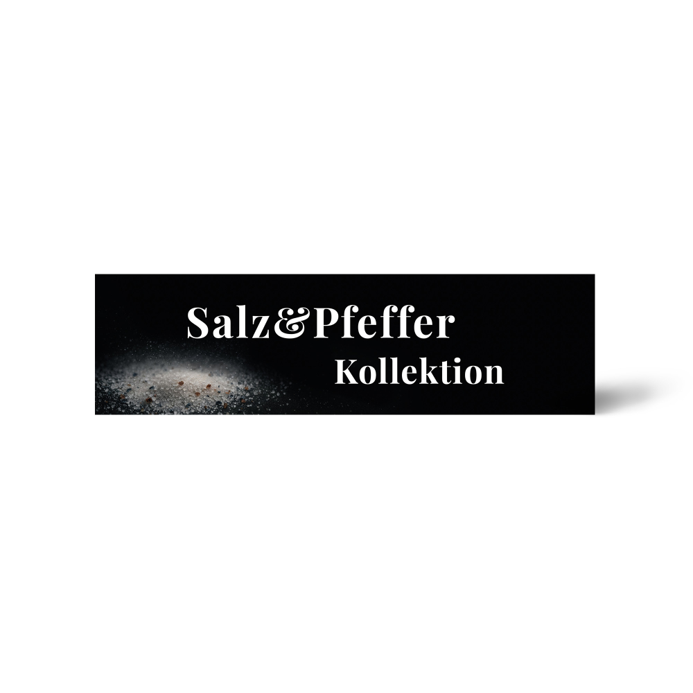 Topper-Aufkleber Salt&Pepper Selection