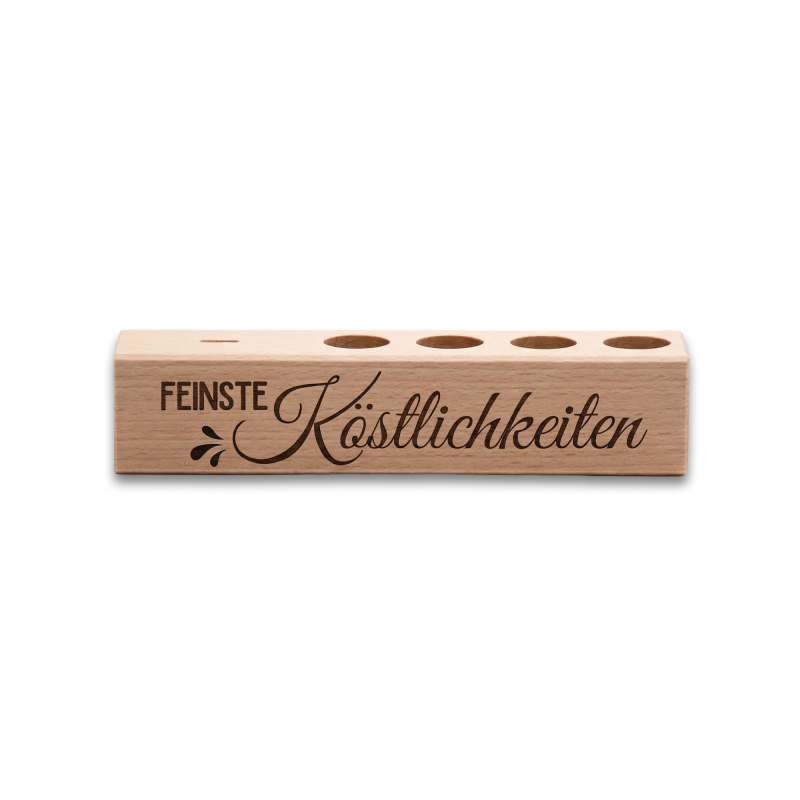 4er Gewürzständer Feinste Köstlichkeiten
