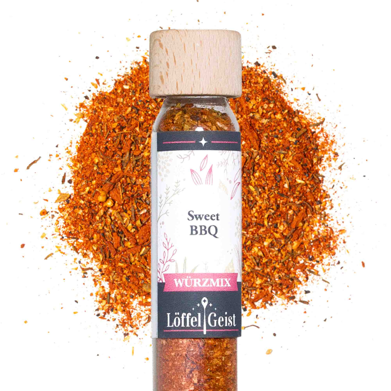 Sweet BBQ Gewürzmischung im Reagenzglas