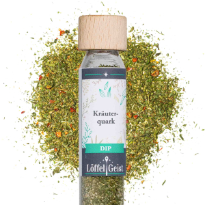 Kräuterquark im Reagenzglas