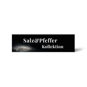 Topper-Aufkleber Salt&Pepper Selection
