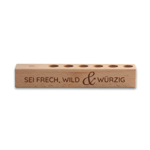 6er Gewürzständer Sei frech, wild & würzig