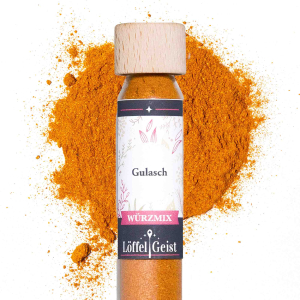 Gulasch Gewürzmischung im Reagenzglas