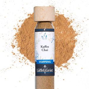 Kaffee Chai Topping im Reagenzglas