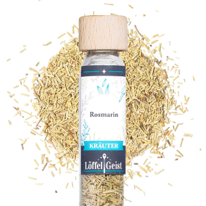 Rosmarin Kräuter im Reagenzglas