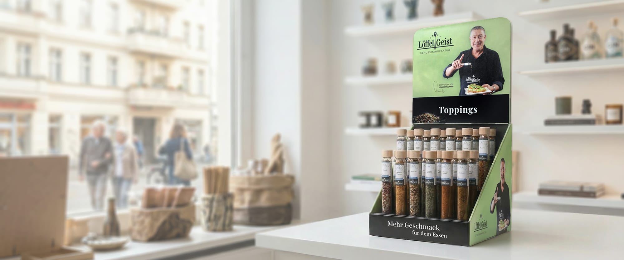 Bestückte Thekendisplays - Geschenk